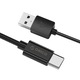 Orico BTC-10-BK kábel, USB2.0-C típusú USB, fekete, 1 m