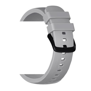 Curea din silicon pentru Samsung Watch, Gri, TLF-BBL2957 Curea din silicon pentru Samsung Watch, Gri, TLF-BBL2957