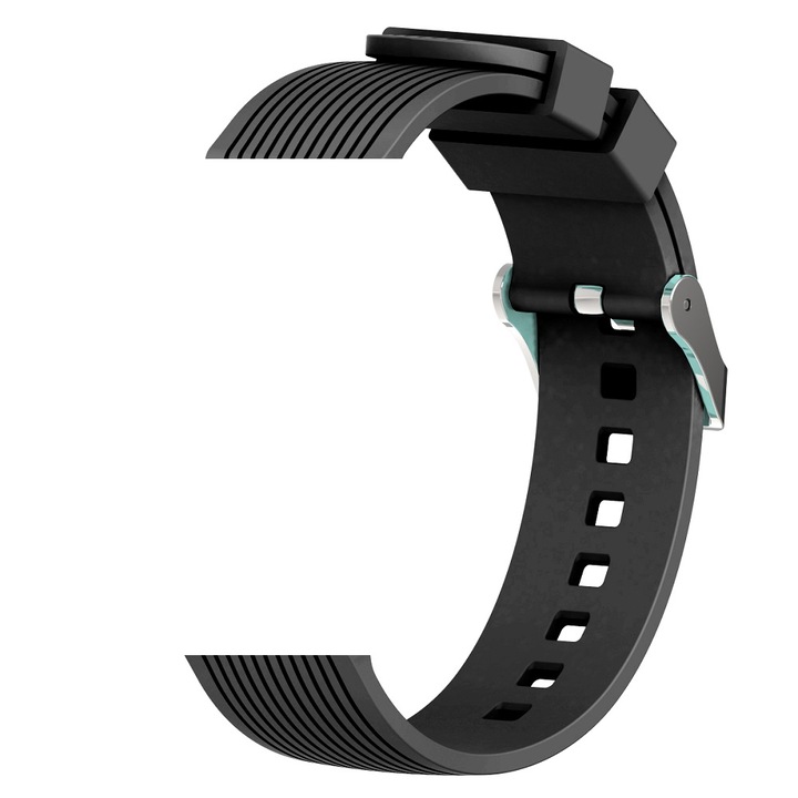 Curea din silicon pentru Samsung Watch 1/2/3, Negru, TLF-BBL2961