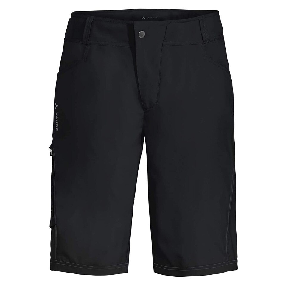 Pantaloni ciclism barbati 'Ledro' Vaude, negri, S