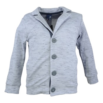 Cardigan cu maneca lunga pentru baieti GT 7103-104, Gri 104 CM Cardigan cu maneca lunga pentru baieti GT 7103-104, Gri 104 CM
