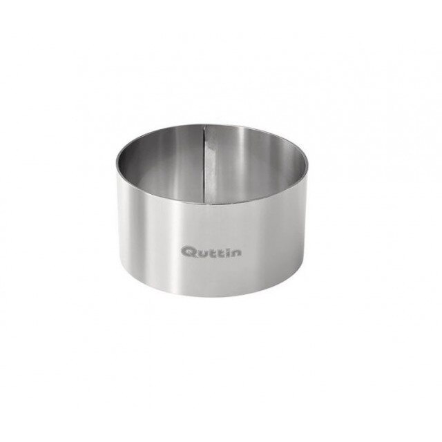 Forma rotunda inox 8x4.5 cm
