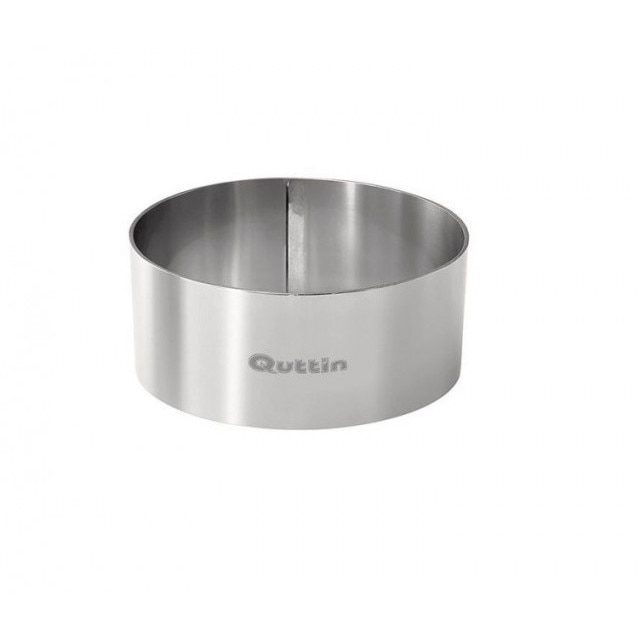 Forma rotunda inox 12x4.5 cm