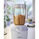 Blender Philips HR2041/00 Seria 3000, 450 W, 1l, 1 viteza + buton Pulse, sistem ProBlend, 1 viteza + buton Pulse, recipient plastic, picioare antivibratie, alb