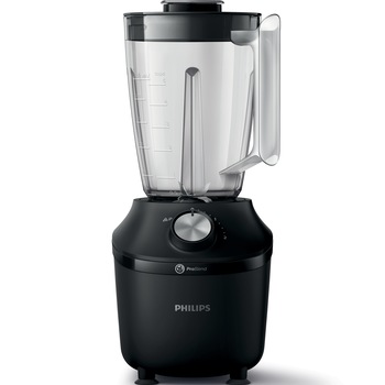 Blender Philips Seria 3000 HR2191/01, Sistem ProBlend, capacitate maxima 2L, capacitate efectiva 1.25L, 2viteze + impuls, zdrobeste gheata, aplicatia NutriU pentru mai multe idei de retete, Negru Blender Philips Seria 3000 HR2191/01, Sistem ProBlend, capacitate maxima 2L, capacitate efectiva 1.25L, 2viteze + impuls, zdrobeste gheata, aplicatia NutriU pentru mai multe idei de retete, Negru