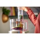 Robot de bucatarie Philips Viva Collection HR7510/10, 800 W, tehnologie PowerChop, 29 de functii, vas rezistent de 1.5L (capacitate de lucru 1L), disc 2 in 1, presa de citrice, tub XXL de alimentare, negru