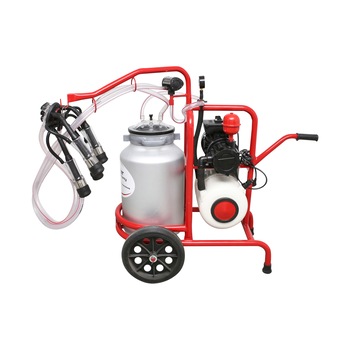 Aparat de muls vaci cu 1 post, bidon aluminiu 40L, rezervor vid si pompa uscata Breckner Germany Aparat de muls vaci cu 1 post, bidon aluminiu 40L, rezervor vid si pompa uscata Breckner Germany