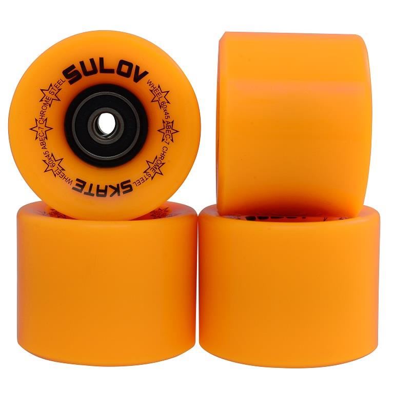 Set 4 roti Penny board, orange