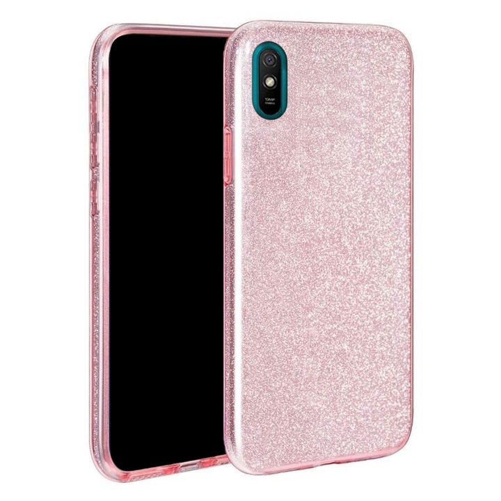 Xiaomi Redmi 9A / 9AT Telefontok - Pink Shiny tok