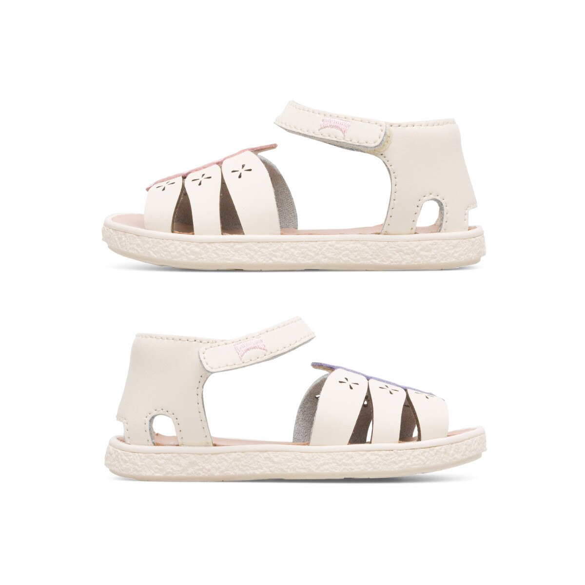 Sandale Fete, Camper, Miko, Piele naturala, Gri