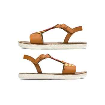 Sandale Fete, Camper, Twins , Piele naturala, Maro Sandale Fete, Camper, Twins , Piele naturala, Maro