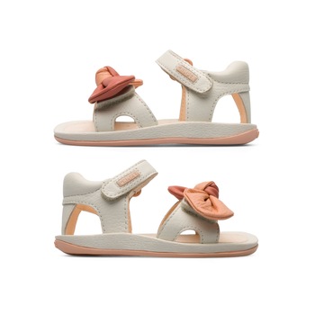 Sandale Fete, Camper, Twins , Piele naturala, Alb Sandale Fete, Camper, Twins , Piele naturala, Alb