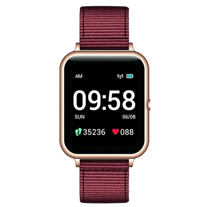 Smartwatch Lenovo Watch S2, Nylon strap, Gold