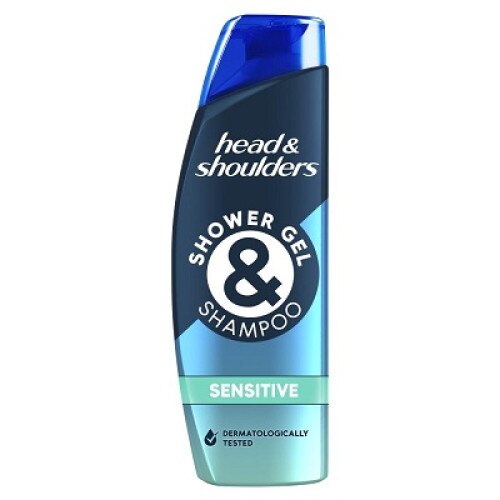 Sampon si gel de dus anti-matreata Head&Shoulders Men Sensitive, 270 ml