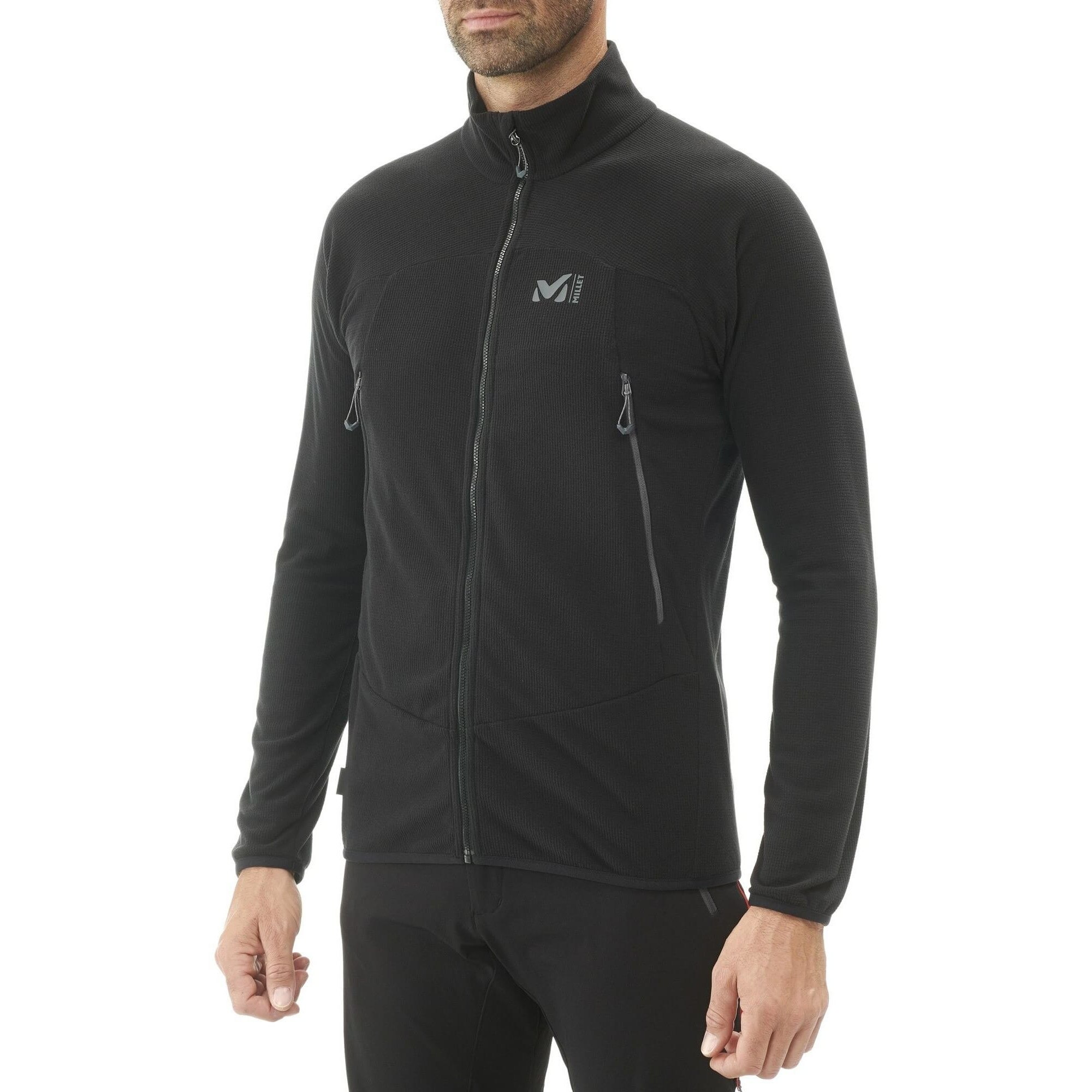 Bluza sport, Millet K Ltgrid Jkt M, Negru