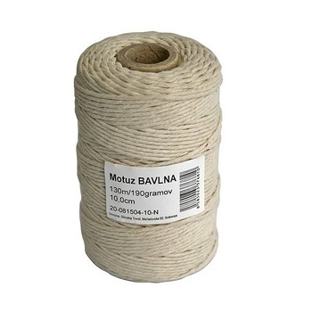 Sfoara din bumbac Strend Pro Motuz Cotton 04, lungime 130m, 190g Sfoara din bumbac Strend Pro Motuz Cotton 04, lungime 130m, 190g