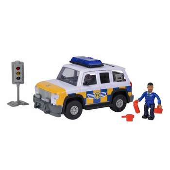 Set Masina Fireman Sam, Police car, 19 cm Set Masina Fireman Sam, Police car, 19 cm