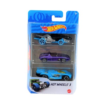 Set 3 masinute metalice Hot Wheels,1:64, multicolor Set 3 masinute metalice Hot Wheels,1:64, multicolor