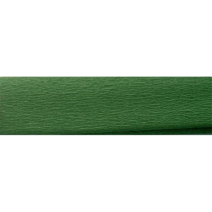 Victoria krepp papír, sötétzöld, 50x200 cm