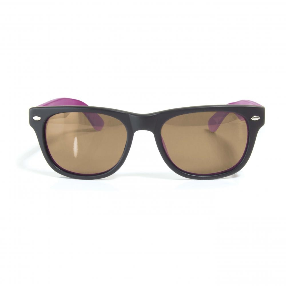 Ochelari de soare polarizati Miami Beach, Visiomed, Acetat, Negru/Mov