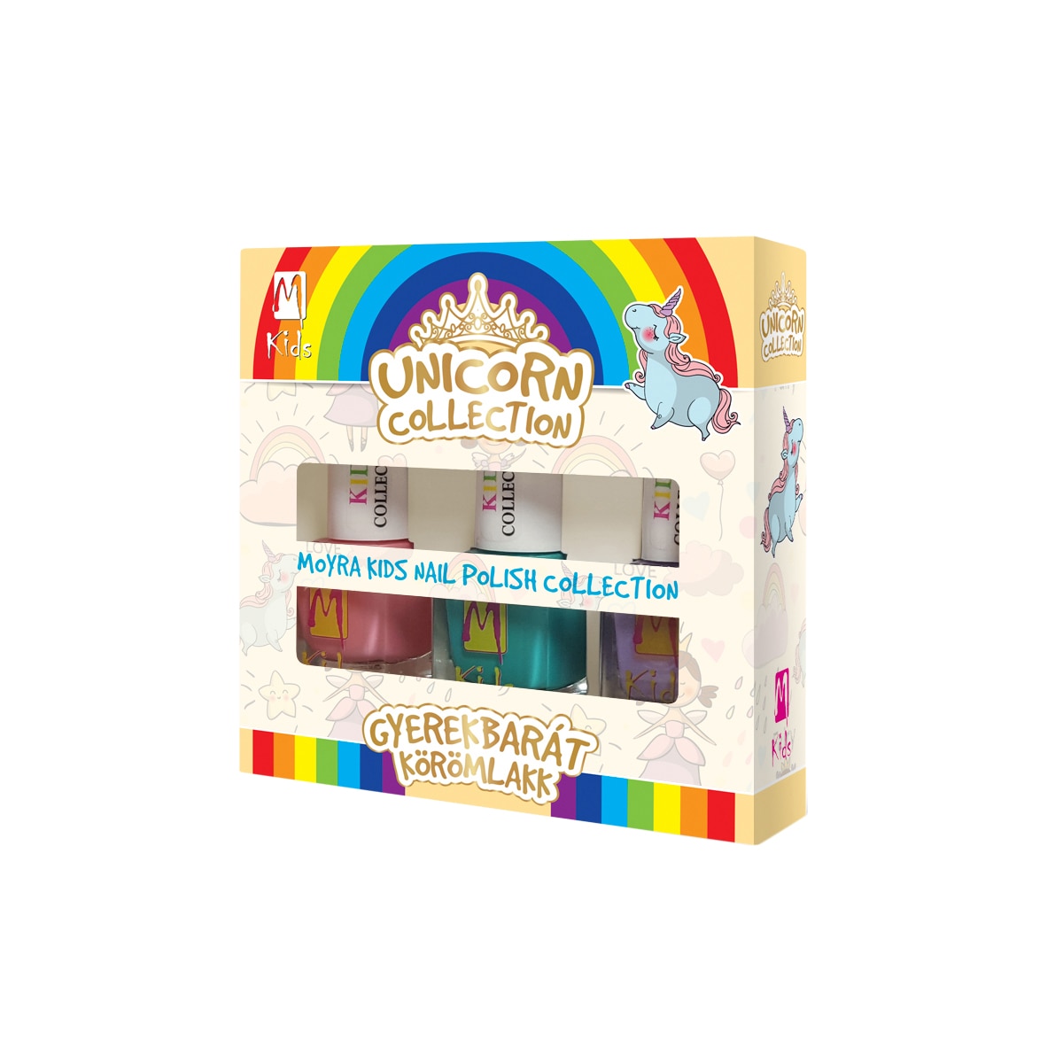 Set Lac de unghii 3x7ml Kids Collection Unicorn Collection