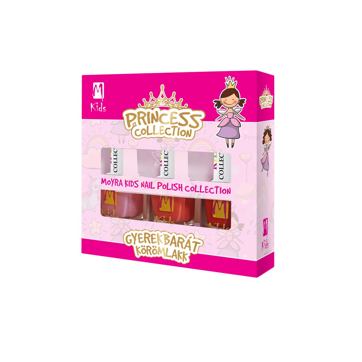 Set Lac de unghii 3x7ml Kids Collection Princess Collection
