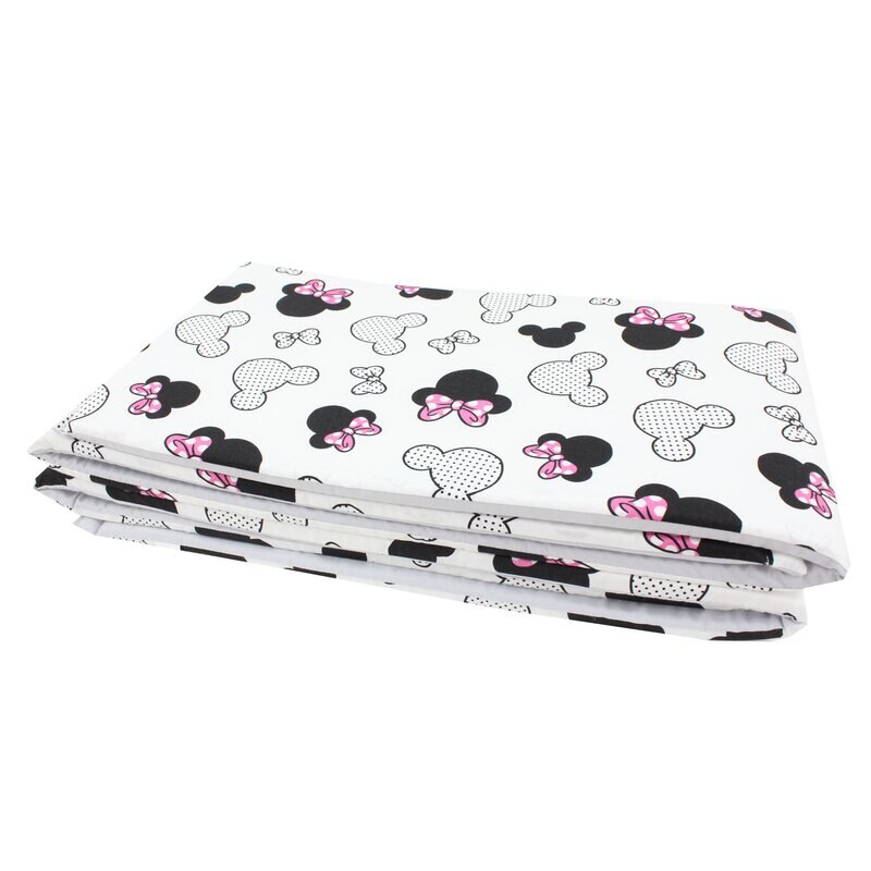 Set 2 aparatori, Prichindel, Minnie, gri, 120x60cm