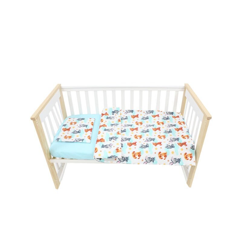 Lenjerie 3 piese, Prichindel, catelus si pisicuta,120x60cm