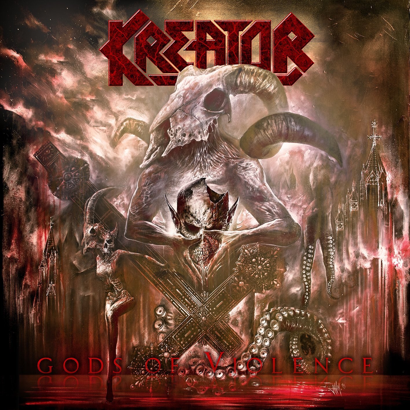 Kreator - Gods of Violence CD+Blu-ray Disc Deluxe - Blu-Ray + CD