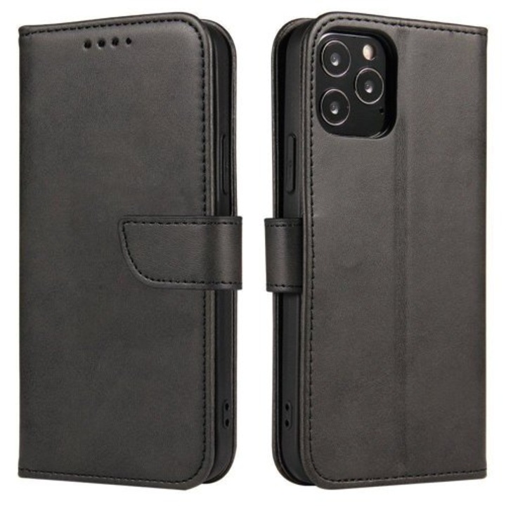 Калъф Magnet Case elegant bookcase със стойка за Samsung Galaxy A72 4G, черен