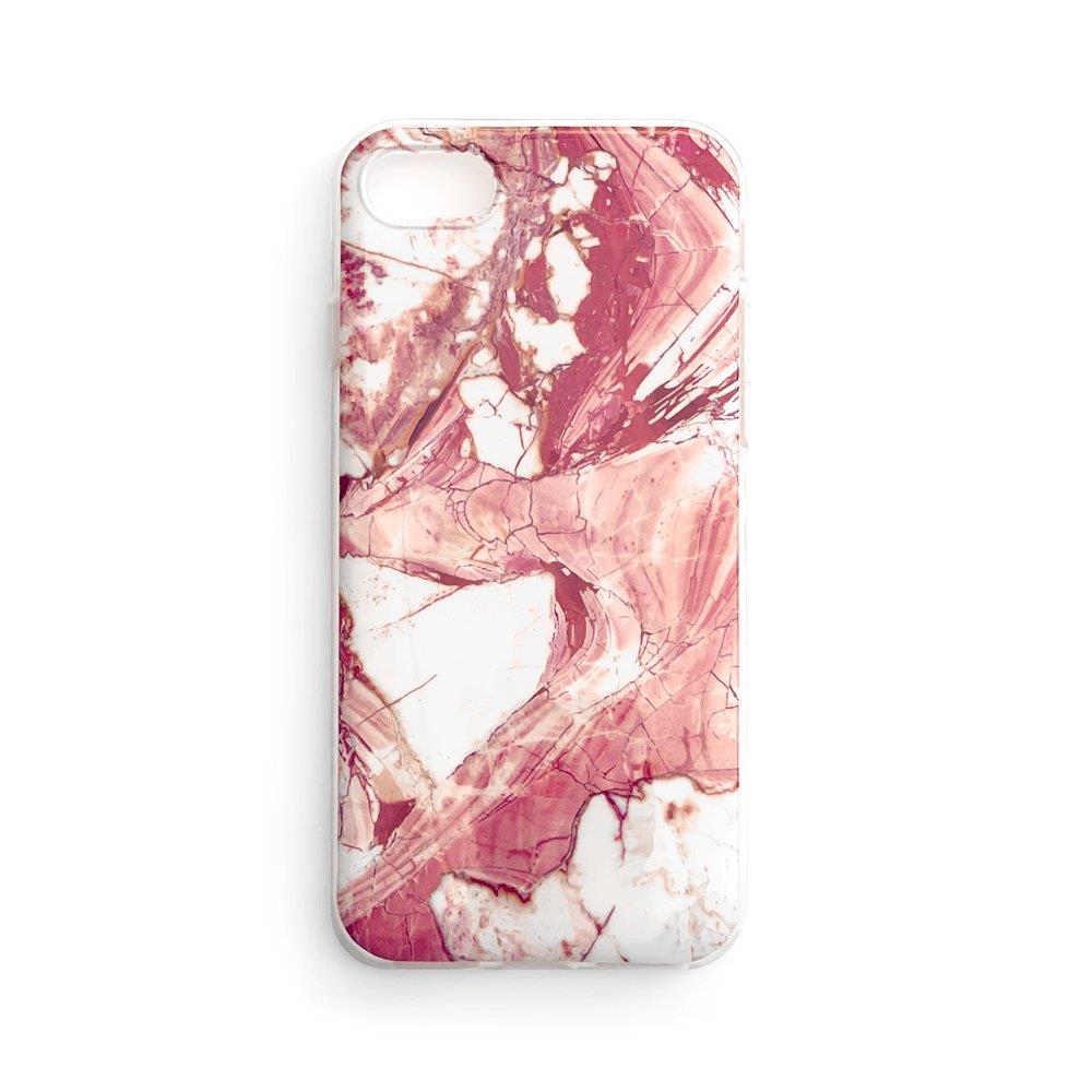 Husa Wozinsky Marble compatibila cu Samsung Galaxy M31, TPU, Roz