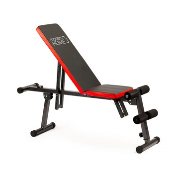 Banca multifunctionala reglabila pentru Exercitii Fitness, Abdomene sau Gimnastica, pliabila, culoare negru/rosu Banca multifunctionala reglabila pentru Exercitii Fitness, Abdomene sau Gimnastica, pliabila, culoare negru/rosu