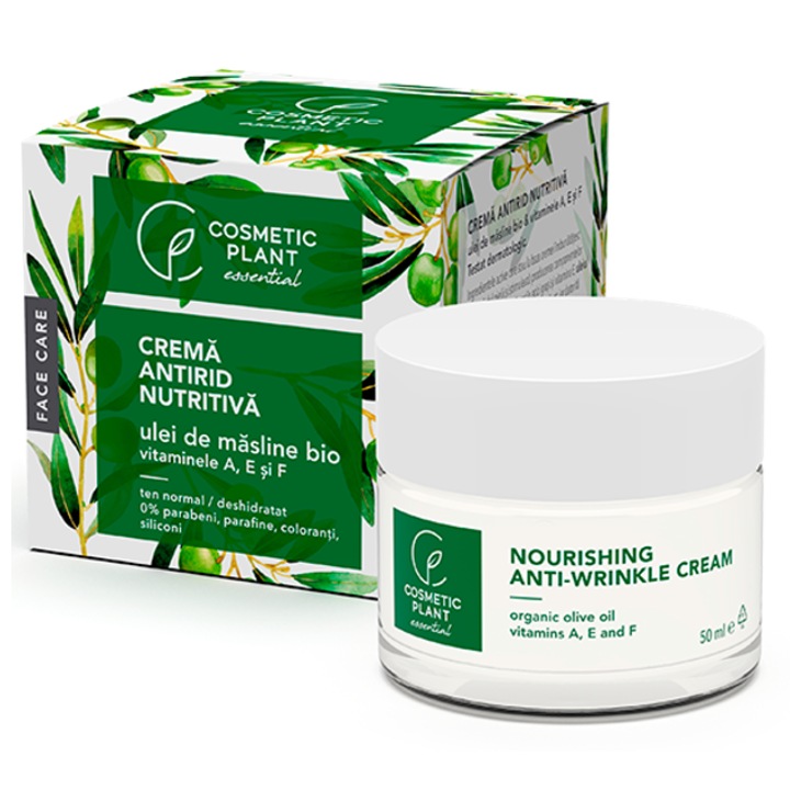 COSMETIC PLANT, Crema Antirid Nutritiva 50ml Face Care