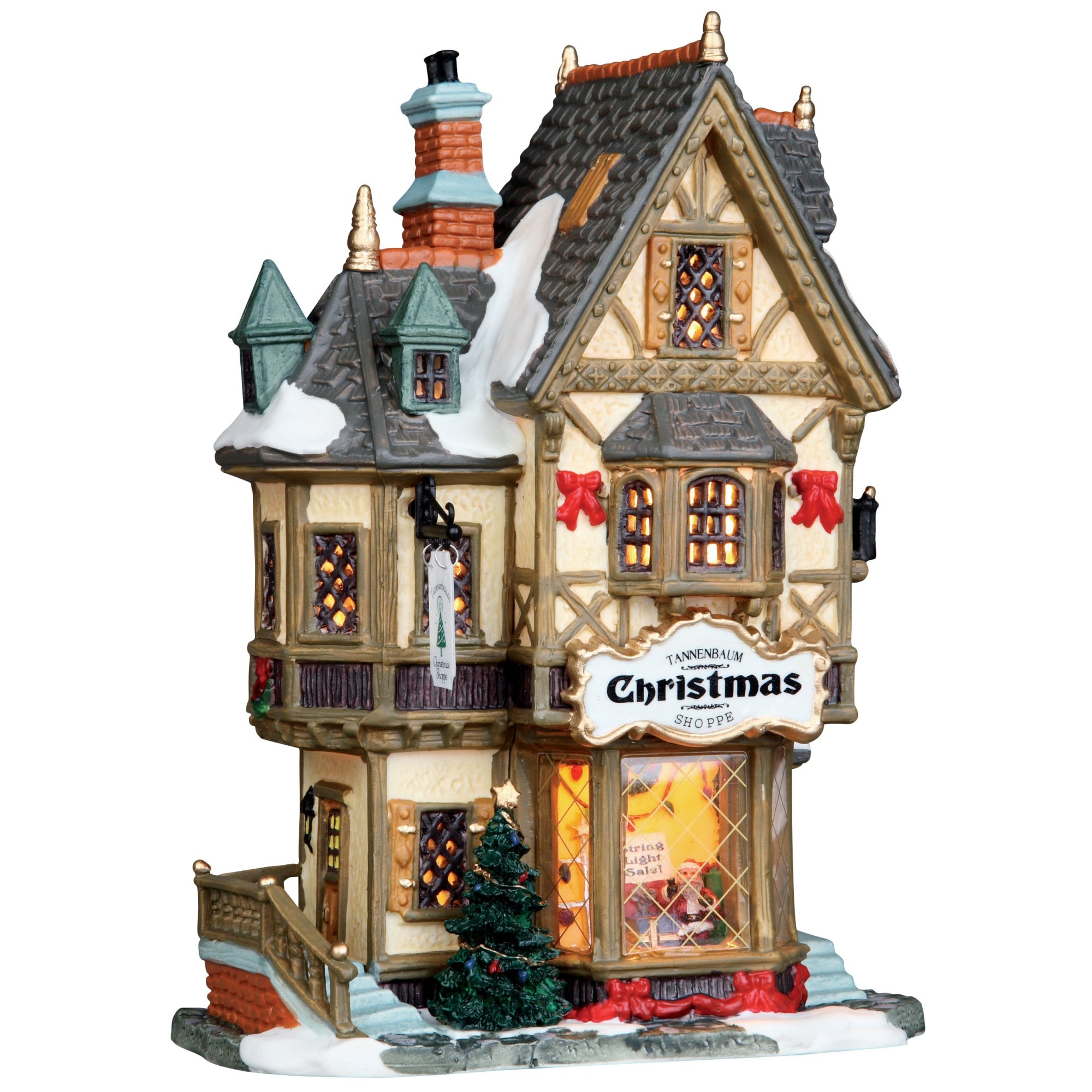 Figurina Christmas Village Lemax, Magazin de Craciun, Led pe Baterii