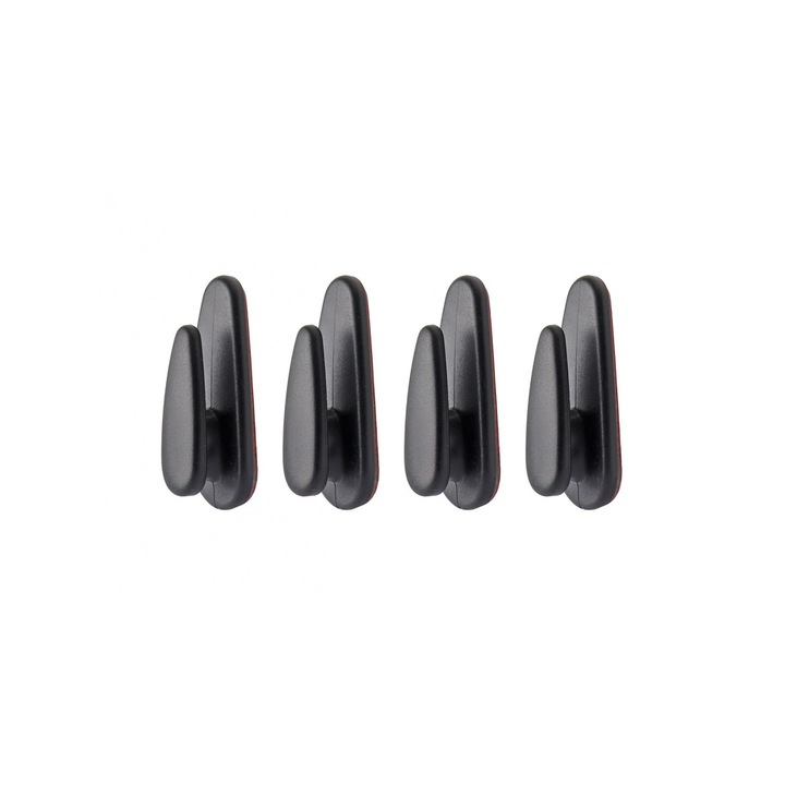 Комплект кукички, пластмасови органайзери за кола с тиксо 4 бр