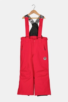 ELLESSE, Salopeta cu buzunare cu fermoar pentru schi, Roz aprins ELLESSE, Salopeta cu buzunare cu fermoar pentru schi, Roz aprins