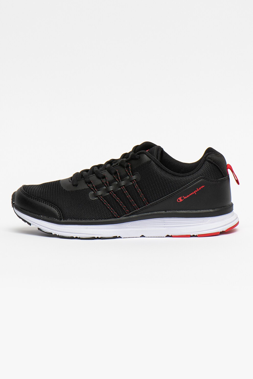Champion, Pantofi sport cu insertii de plasa Triton, Negru