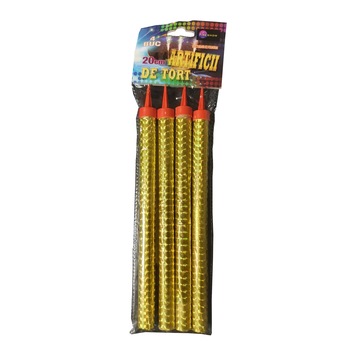 Set 4 bucati artificii tort 20cm 90secunde Set 4 bucati artificii tort 20cm 90secunde