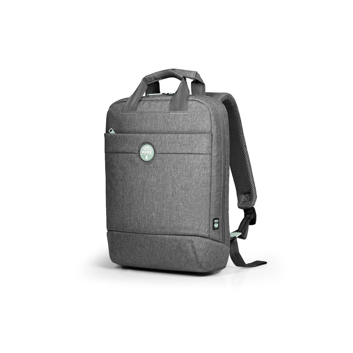Rucsac Laptop Port Designs YOSEMITE ECO BP 13/14, husa de ploaie, Gri