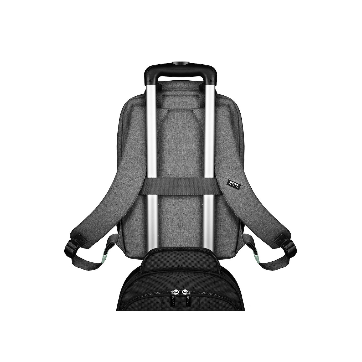 Rucsac Laptop Port Designs YOSEMITE ECO BP 13/14, husa de ploaie, Gri