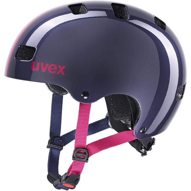 Casca ciclism copii 'Kid 3 Race Midnight' Uvex, albastra, 55-58 cm