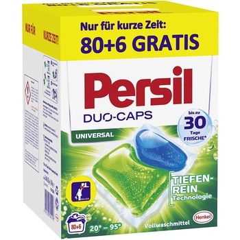 Detergent Capsule Persil Universal 80+6 Gratis 86 spalari Detergent Capsule Persil Universal 80+6 Gratis 86 spalari