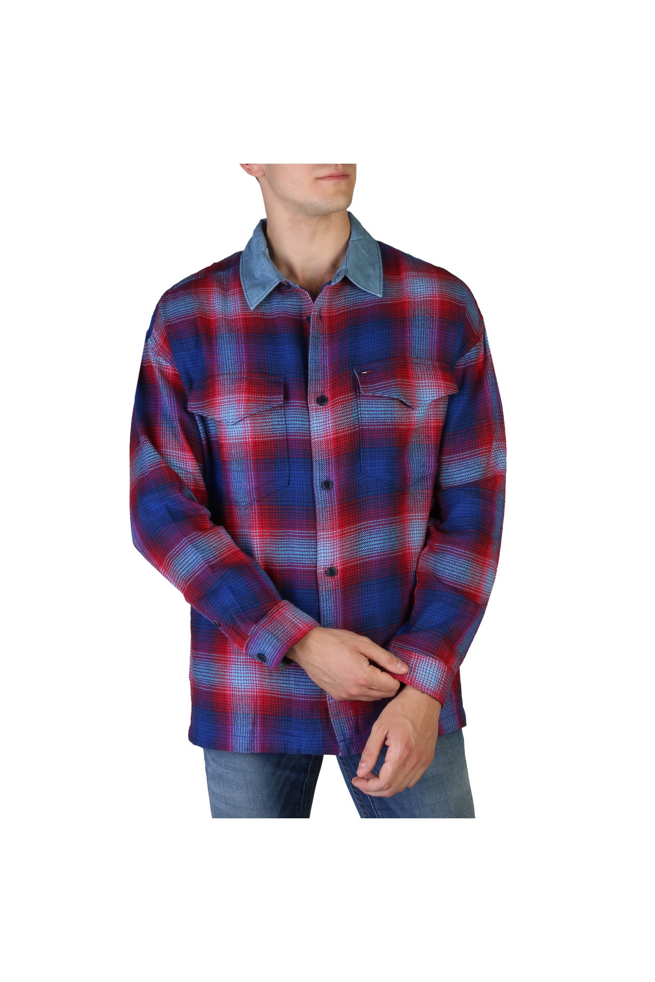 Camasa barbati Tommy Hilfiger model DM0DM04967, Albastru