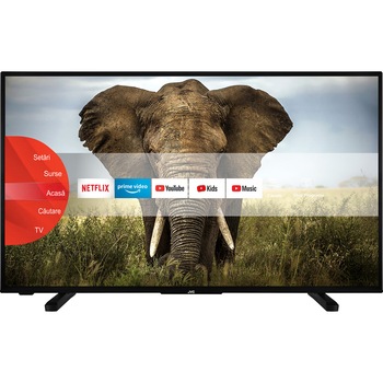 Televizor JVC 43VUL3100, 108 cm, Smart, 4K Ultra HD, LED, Clasa G Televizor JVC 43VUL3100, 108 cm, Smart, 4K Ultra HD, LED, Clasa G