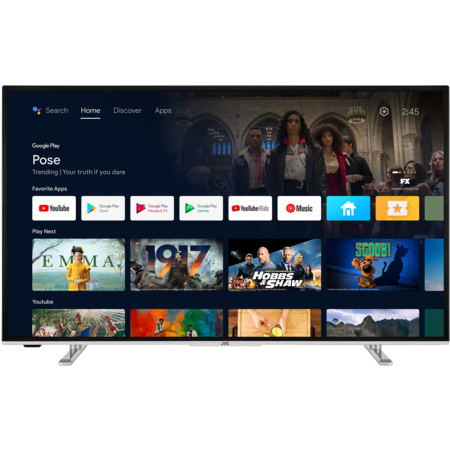 Televizor JVC 58VA6100, 146 cm, Smart Android, 4K Ultra HD, LED, Clasa G