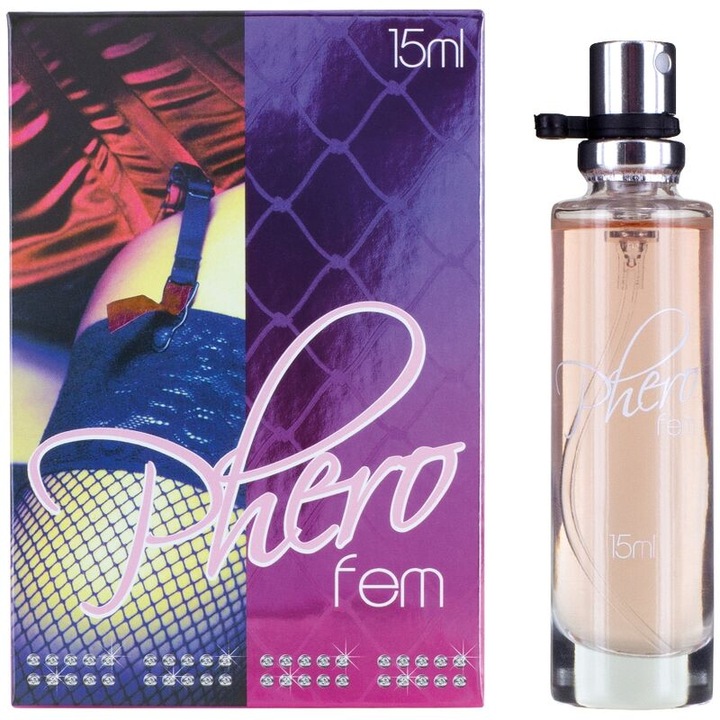Parfum afrodisiac PheroFem Cobeco, cu feromoni, pentru femei, 15 ml