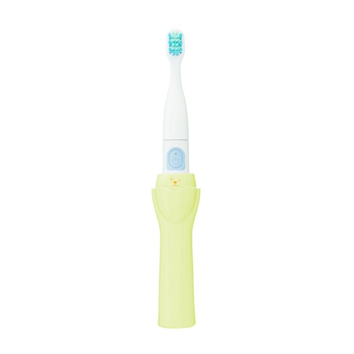 Periuta de dinti pentru copii Tooth Friends, Vitammy, 26.000 vibratii/minut, Galben