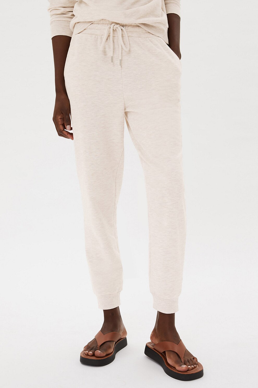 Marks & Spencer, Pantaloni cu talie inalta, Maro nisip