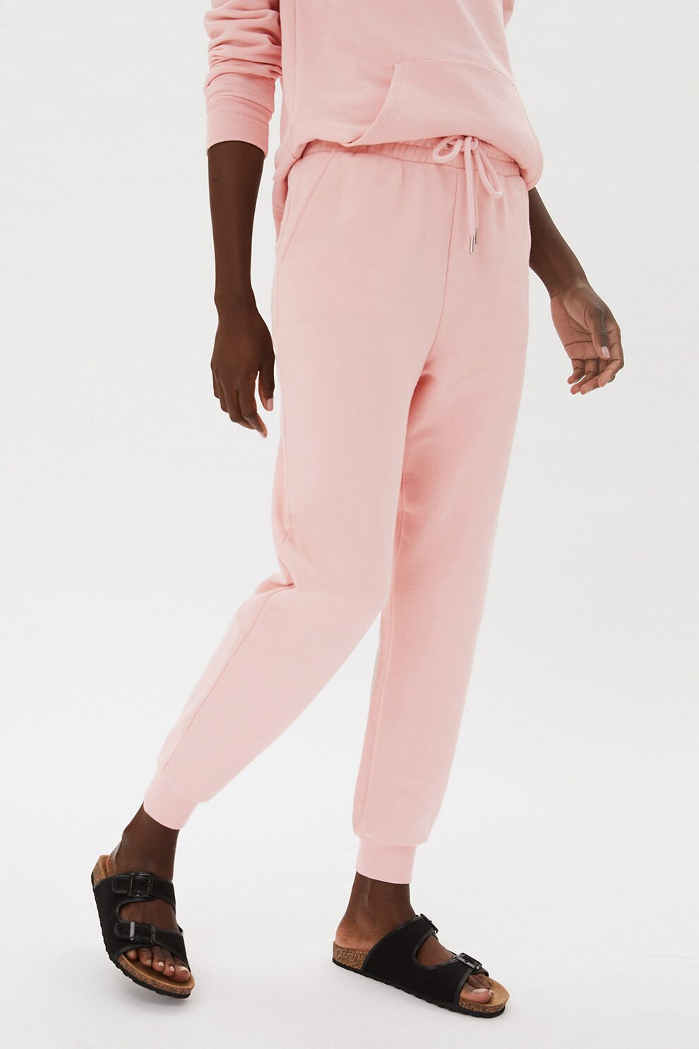 Marks & Spencer, Pantaloni cu talie inalta, Roz deschis