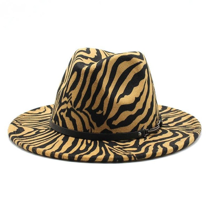 Palarie dama, bej, animal print, Ingela, Pursehuit